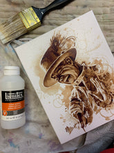 Load image into Gallery viewer, Gord Downie - Coffee Painting Print