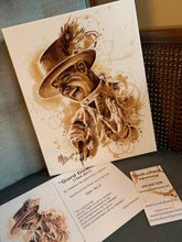 Load image into Gallery viewer, Gord Downie - Coffee Painting Print